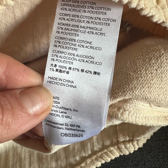 Anthropologie Pilcro Easy Going Corduroy Shacket Oversized Woven Boho - Picture 5 of 13